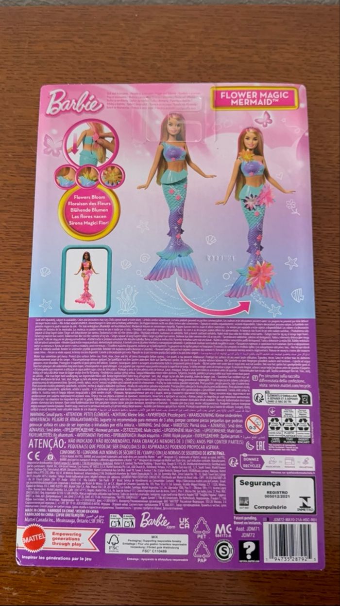 Barbie sirène fleur magique - photo numéro 6