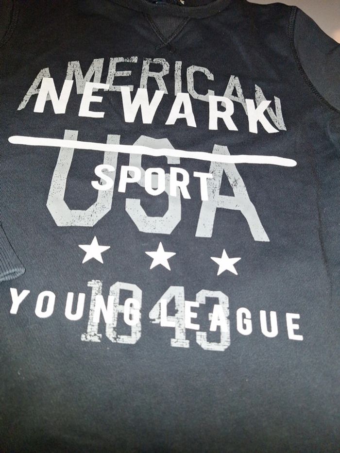 Sweat 10 ans noir kiabi garçon - photo numéro 3