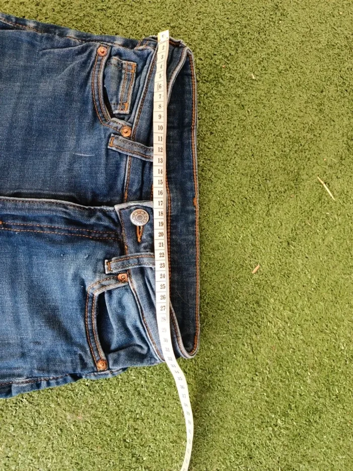 Jean skinny taille haute Monki Oki bleu taille 34 - photo numéro 6