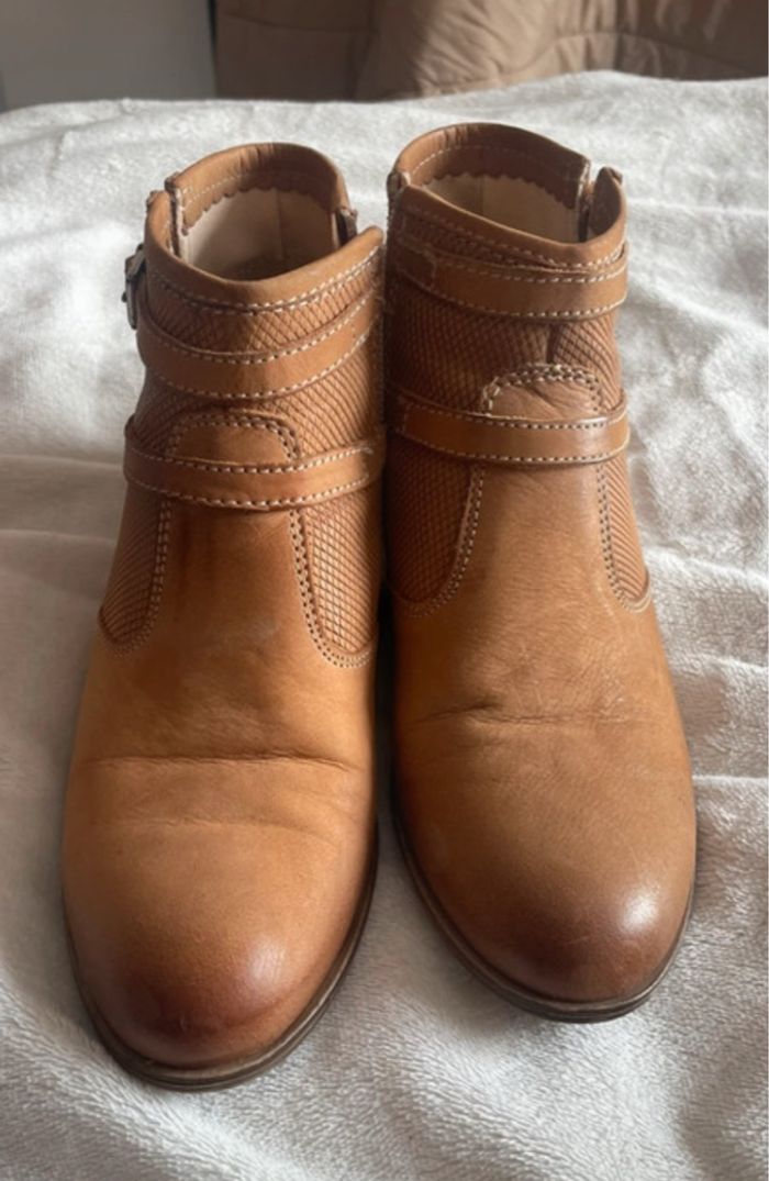 Bottines camel taille 36