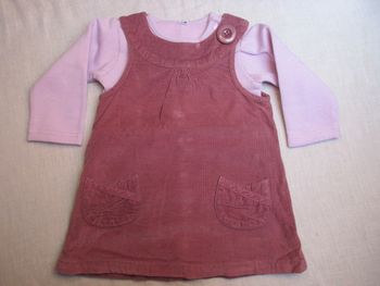 Ensemble robe et t-shirt, 6 mois