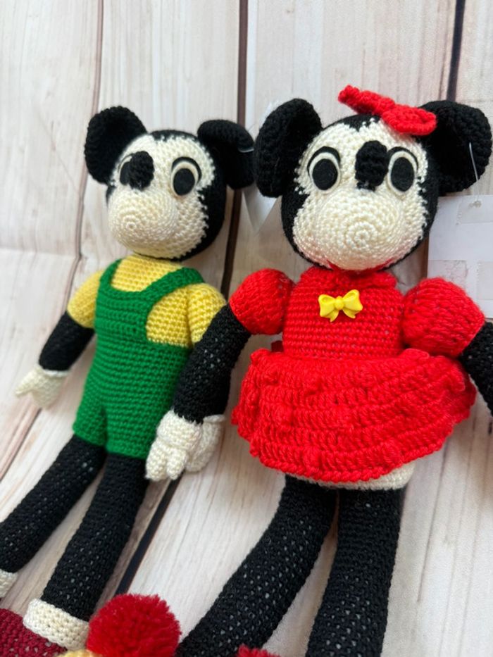 Peluches Disney Vintage import Japon Mickey & Minnie - photo numéro 6
