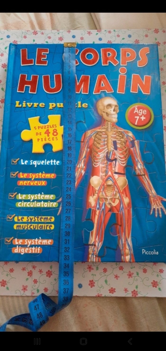 Livre 5 puzzles le corps humain - photo numéro 2
