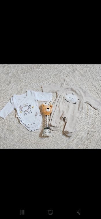 Pyjama + bodie naissance
