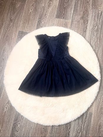 Robe de soirée bleue marine 5 ans