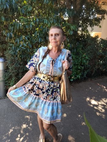 Robe 👗 satiné Bohème Vintage