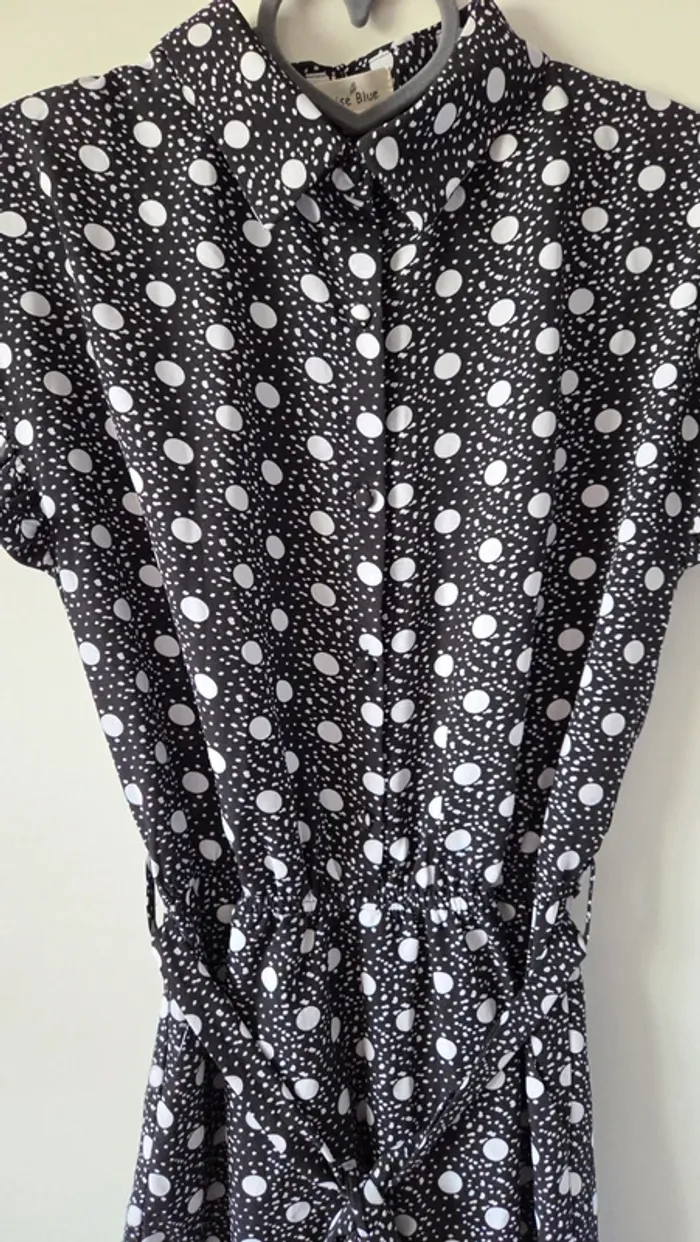 Combishort Noir et blanc de chez Cerise Blue en Taille S/36 - photo numéro 6
