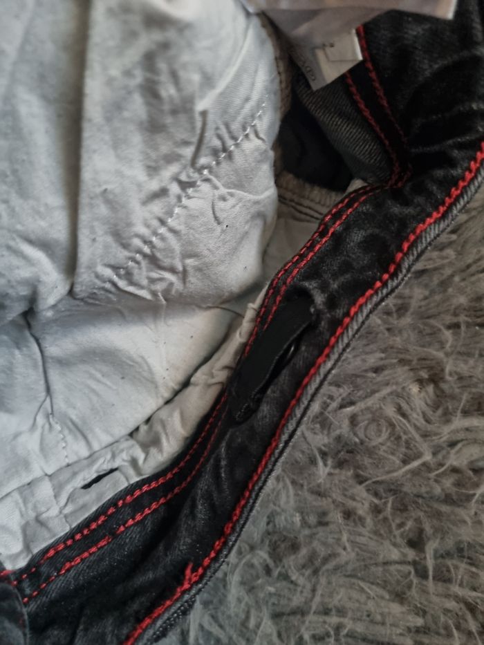 Jean slim fit noir gris taille XS 14ans - photo numéro 4