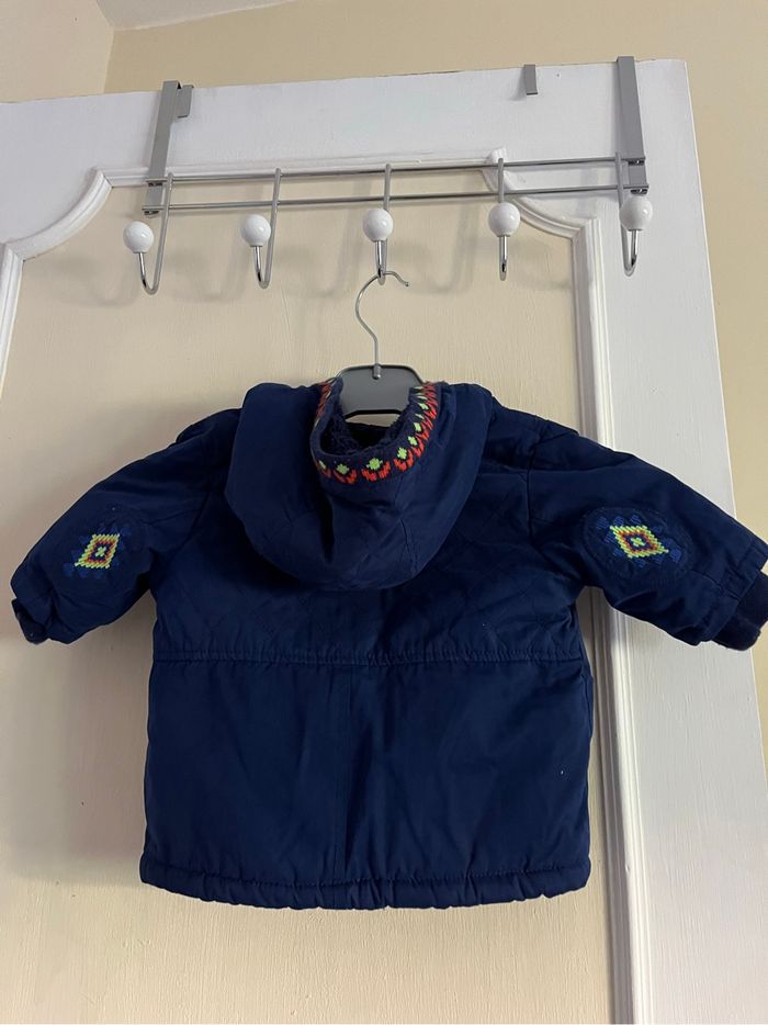 Manteau bleu pour bébé - photo numéro 5