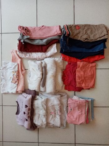 Lot automne/hiver fille 6 mois