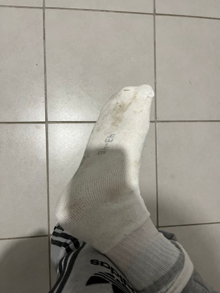 Chaussettes blanches personnalisé - photo numéro 2