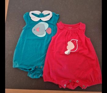 2 barboteuses été 1 mois