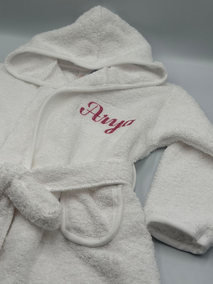 Sortie de bain 3 à 24 mois 100% coton - photo numéro 2