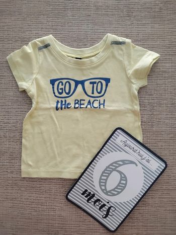 Tee shirt 6 mois