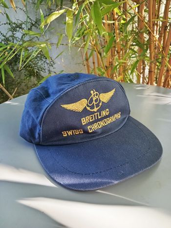Casquette vintage unisexe Breitling forme marin