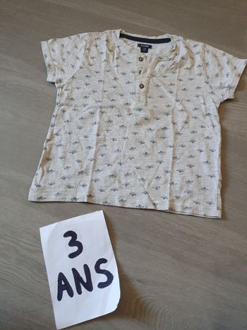 Maillot t-shirt 3ans garçon