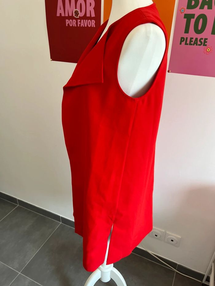 Veste sans manches rouge taille M - photo numéro 3