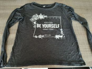 Tee-shirt manches longues pour fille 14 ans