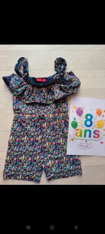 Vend combi short fille 8 ans