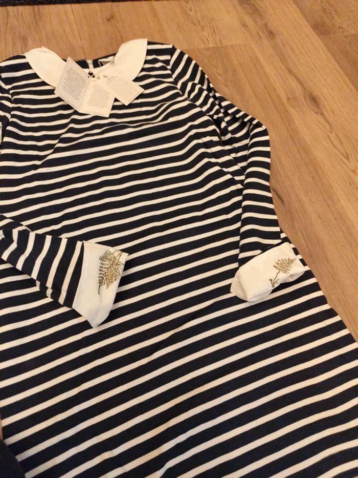 Robe marinière Petit Bateau femme XS collab Deyrolle neuve - photo numéro 6