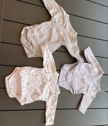 Lot bodies manche longue