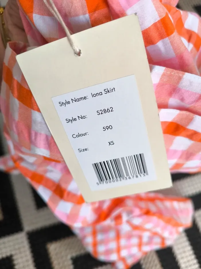 Jupe à carreaux Summery Copenhagen – Taille XS – Neuve avec étiquette - photo numéro 4