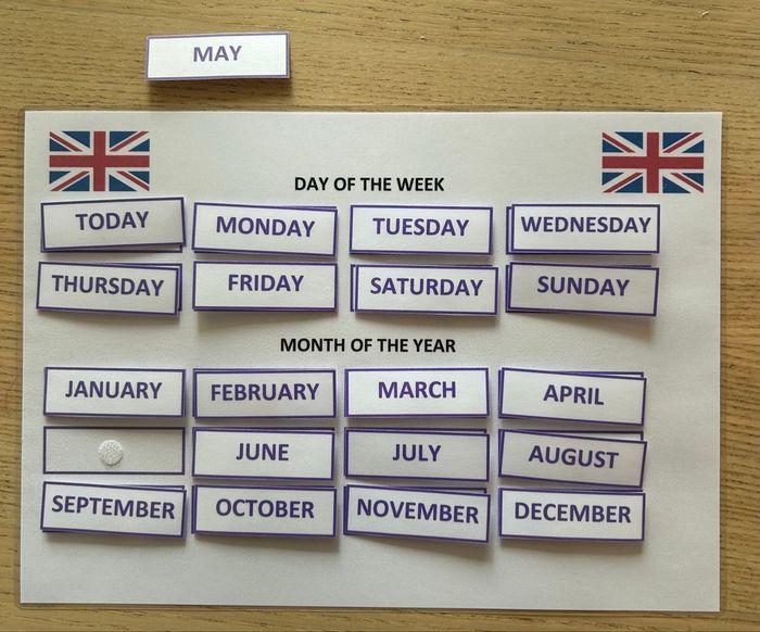 Fiche Montessori : La date du jour dans 3 langues - photo numéro 4