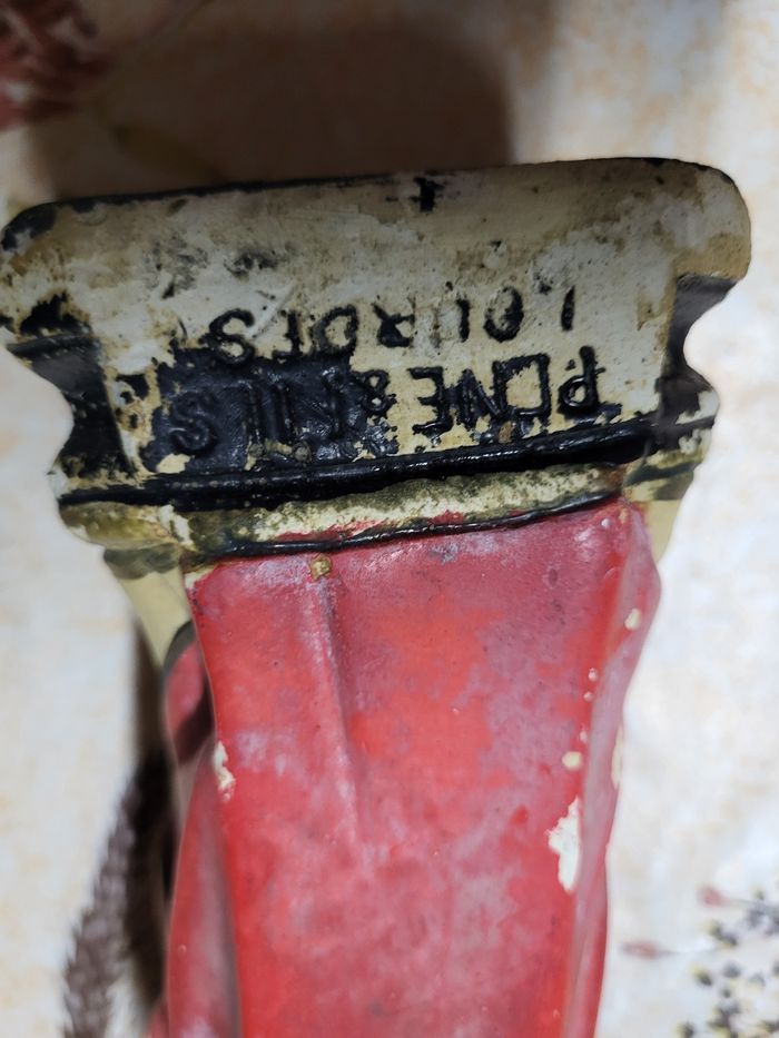 Statuette platre vintage religion - photo numéro 7