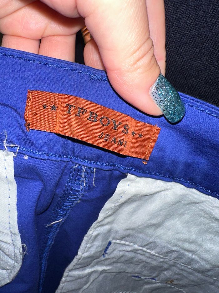 Chino bleu taille 40 - photo numéro 3