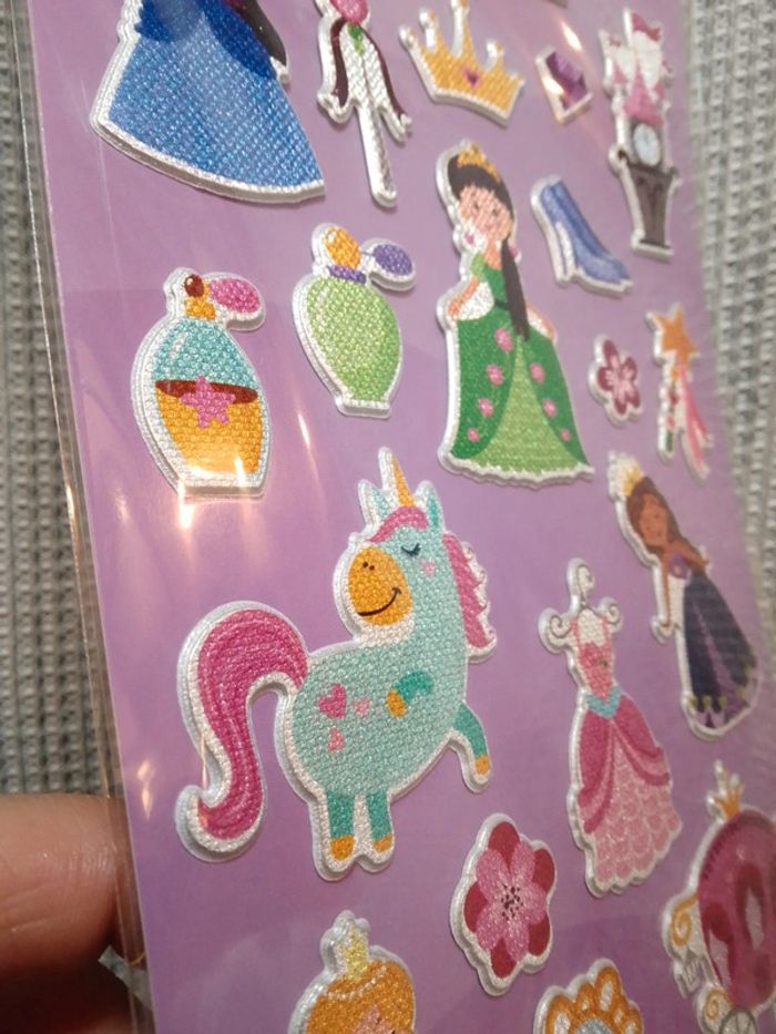 Stickers Glitter Bubble "Princesse" - photo numéro 5