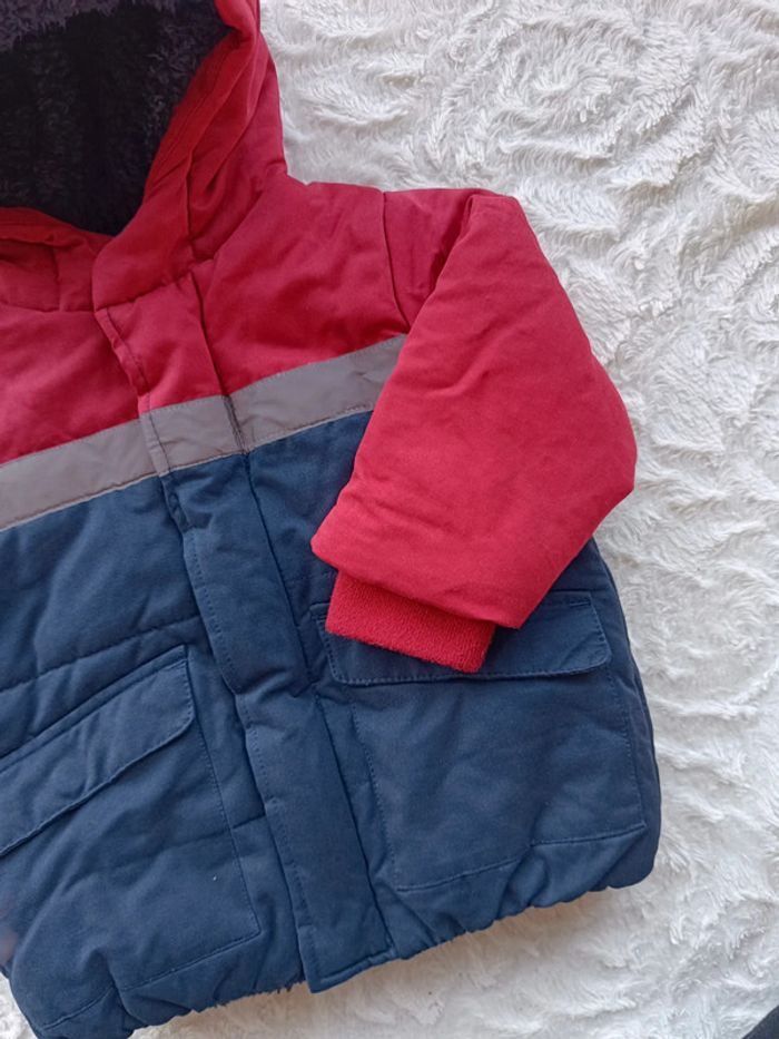 Blouson manteau style doudoune avec capuche Garçon 18 mois Vertbaudet - photo numéro 5