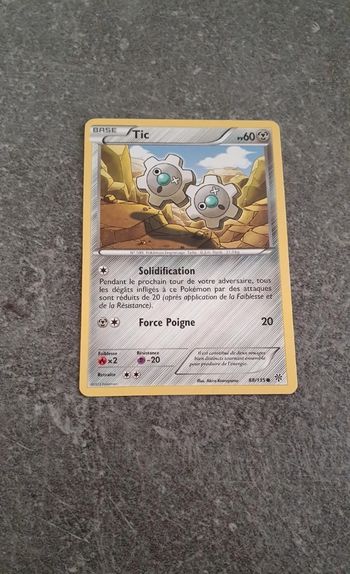 Carte Pokémon Tic