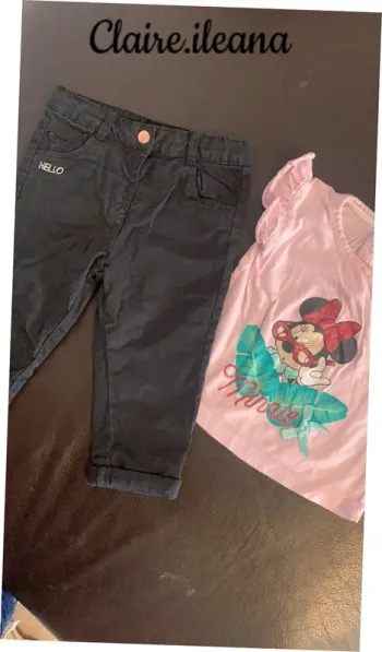 🛑ensemble minnie🛑12mois