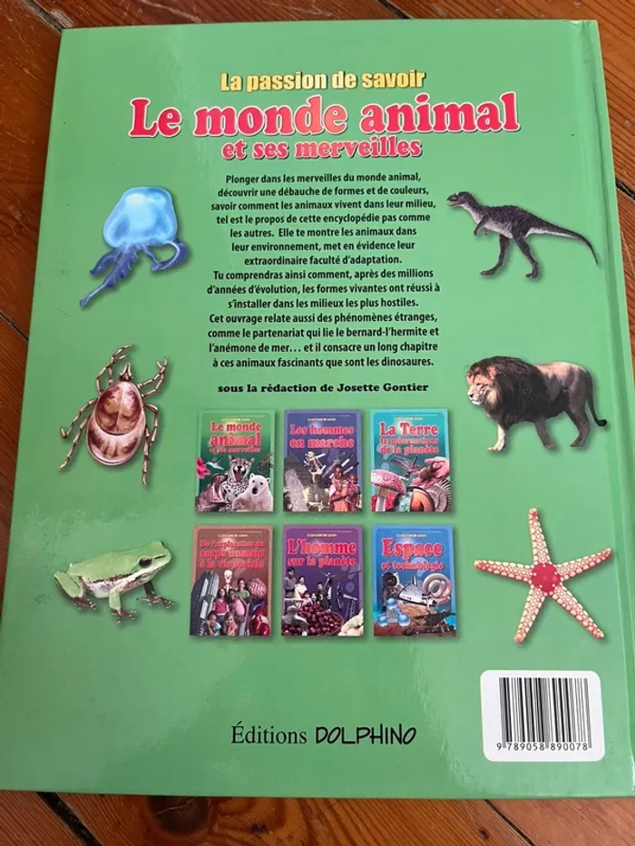 Livre la passion du savoir « le monde animal et ses merveilles - photo numéro 2