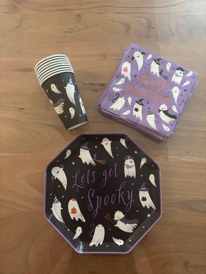 Lot vaisselle Halloween