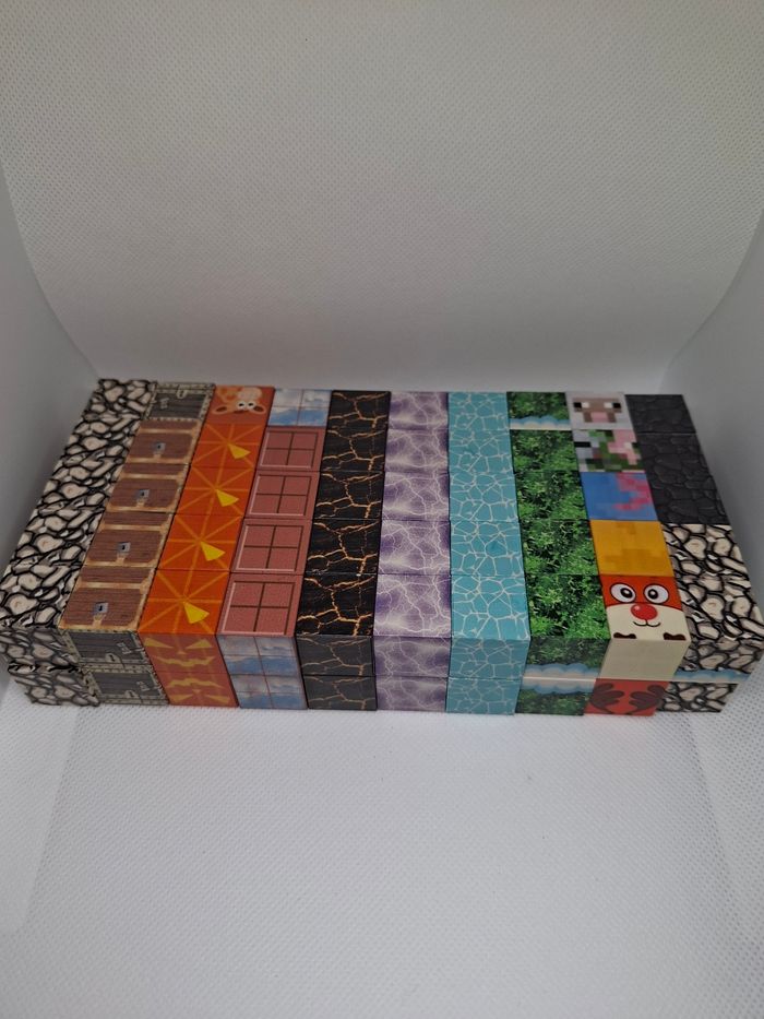 Cube minecraft magnétiques - photo numéro 2
