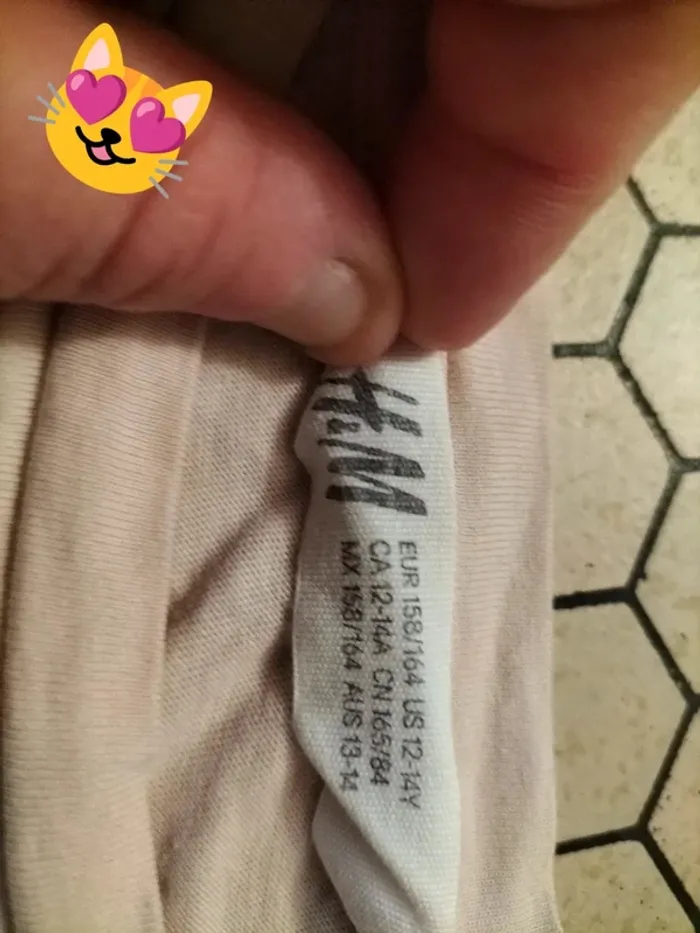 Maillot manches longues rose H&M 12 ans - photo numéro 2