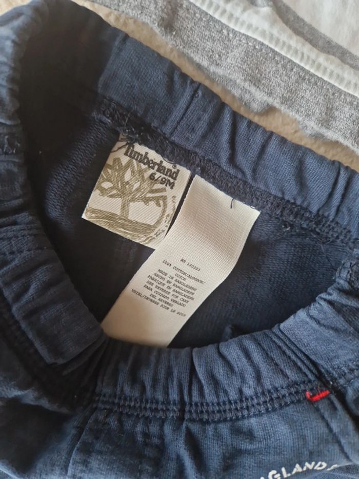 Ensemble t-shirt manches longues sergent major et pantalon Timberland 6-9mois - photo numéro 4