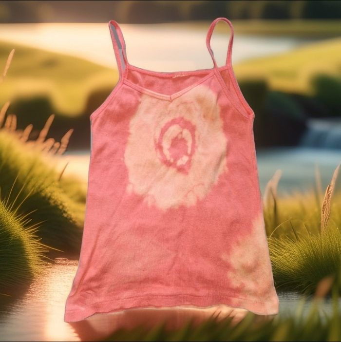 Petit débardeur Tie&Dye effet rosace