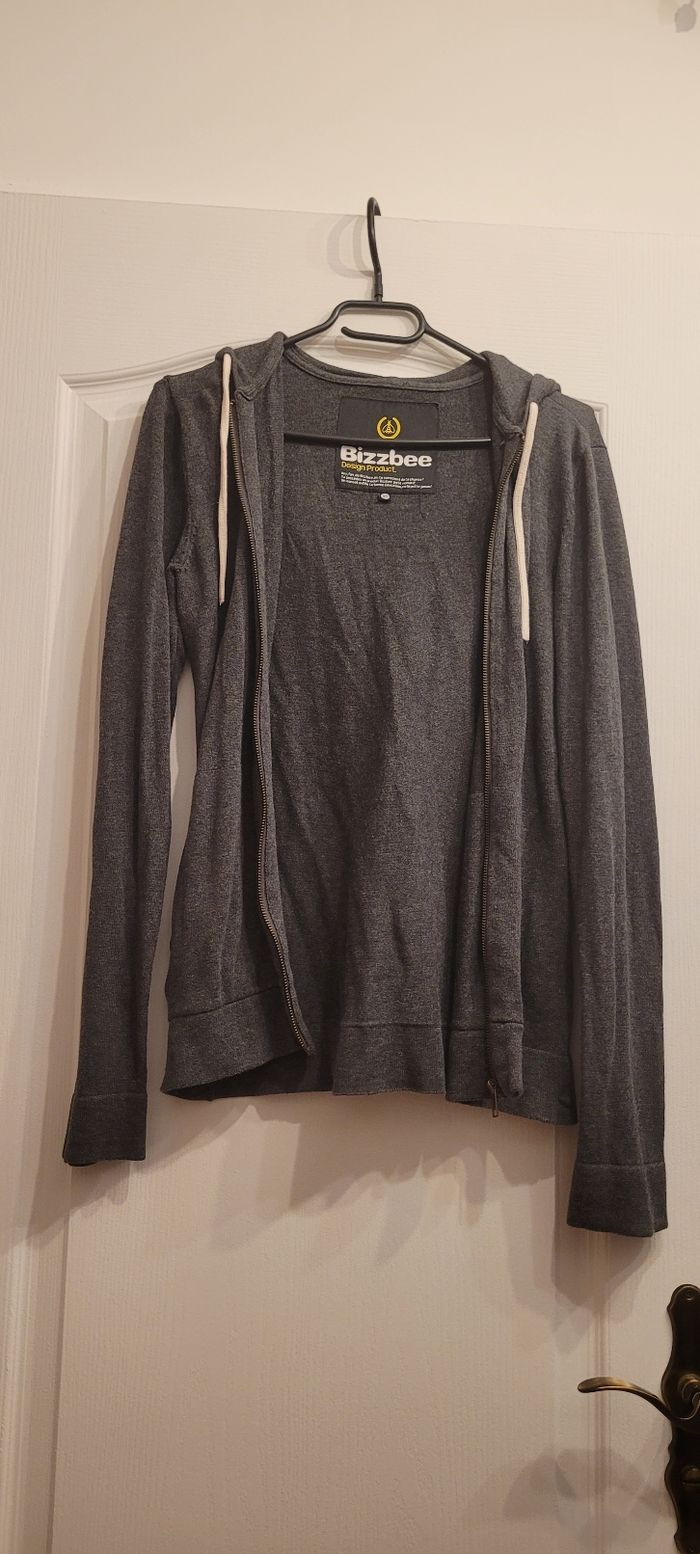 Gilet gris mi saison - photo numéro 2