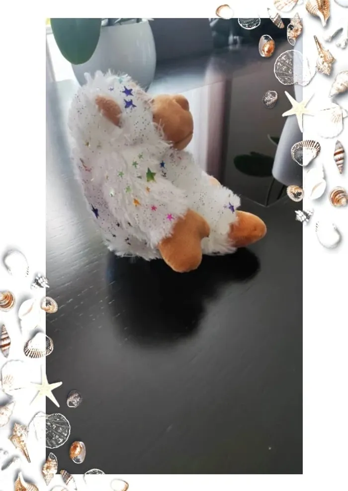 Peluche singe gorille blanc - photo numéro 4