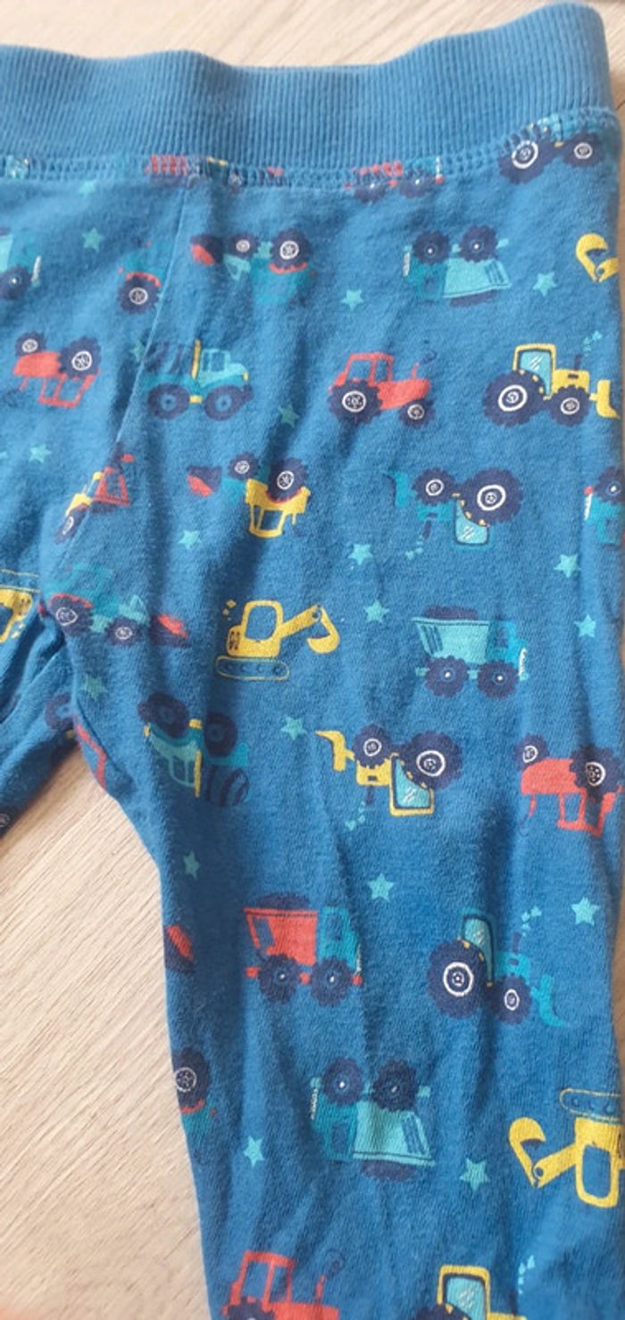 Pantalon legging 9/12mois garçon bleu - photo numéro 3