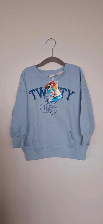 Sweat col rond Tweety - Marque Mango - Taille 5/6 ans