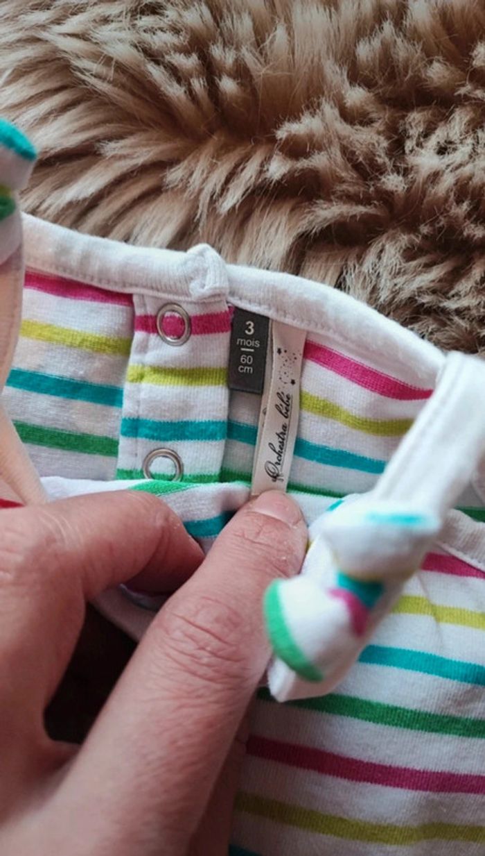 Robe été multicolore orchestra 3 mois - photo numéro 4