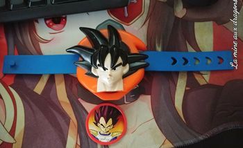 Montre AB Toys Dragon Ball Z Lanceur de disques DBZ Goku Vegeta rare Mcdonald's