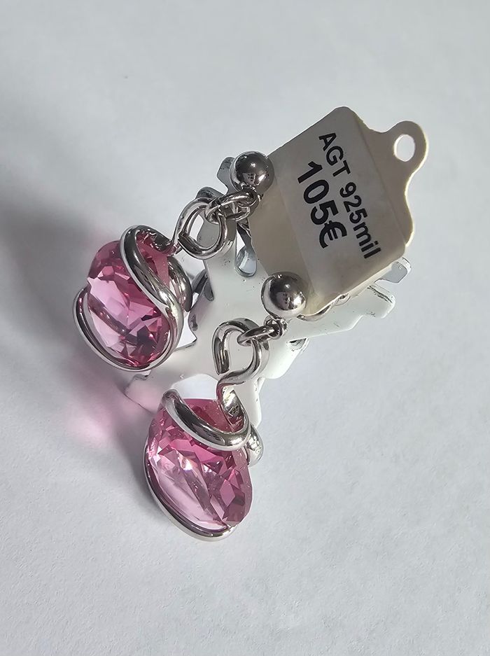 Boucles d'oreilles AGT 925 mil Neuves - photo numéro 4