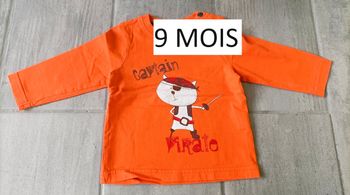 Lot n°159 T-shirt manches longues Orchestra 9 mois