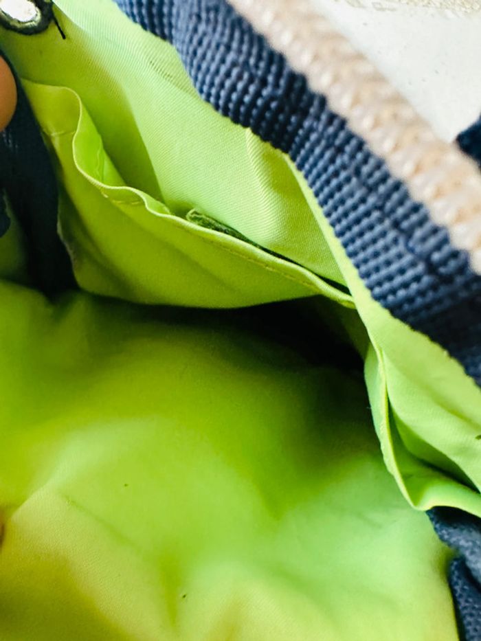 Pochette bleue marine et verte Newfeel - photo numéro 3