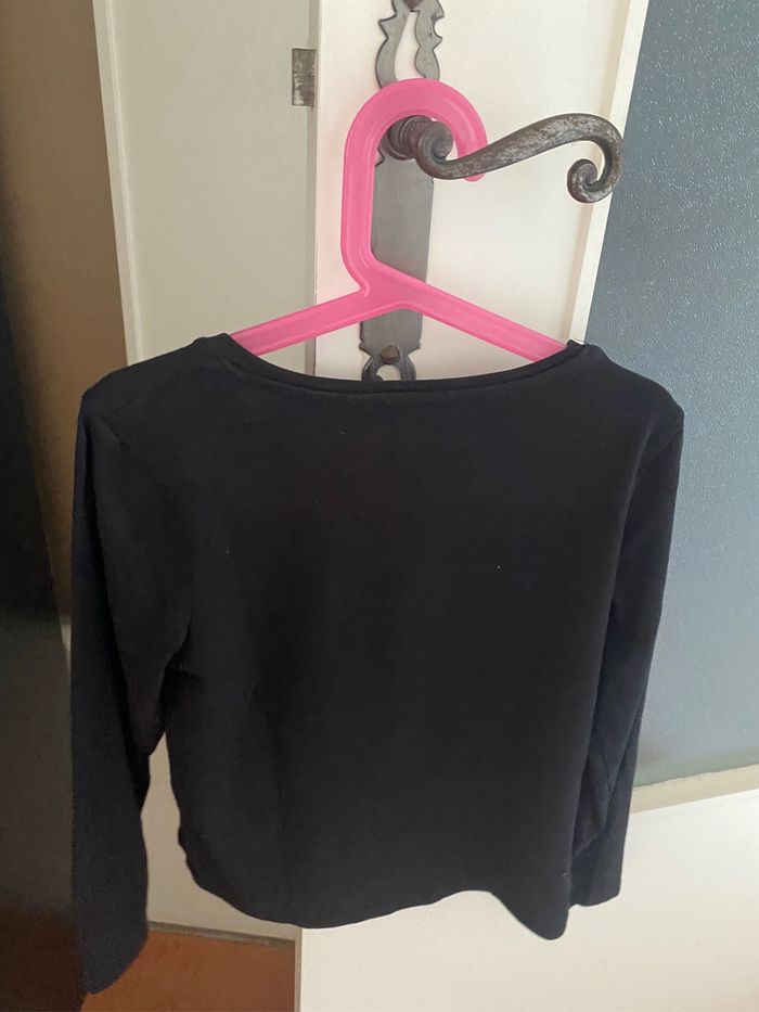 T-shirt manche longue avec cœur - photo numéro 1