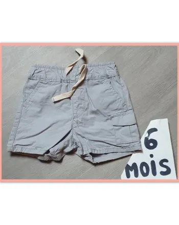 Short fin bébé garçon 6mois
